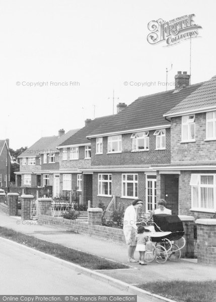 Photo of New Waltham, Mother And Pram, The Harvest Moon Estate c.1960