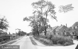 Station Road c.1960, New Waltham