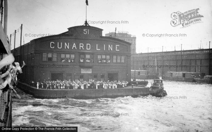 Photo of New York, Cunard Line, Pier 51 c.1900