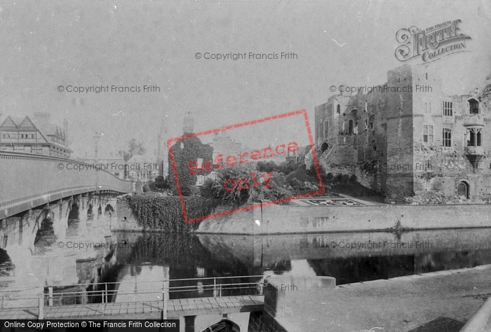 Photo of Newark On Trent, Castle And Bridge 1895