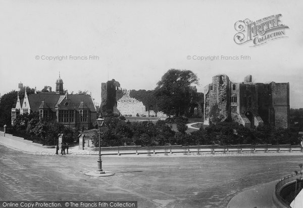 Photo of Newark On Trent, Castle And Free Library 1895
