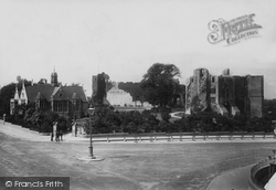 Castle And Free Library 1895, Newark-on-Trent