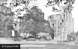 Castle From Gardens c.1965, Newark-on-Trent