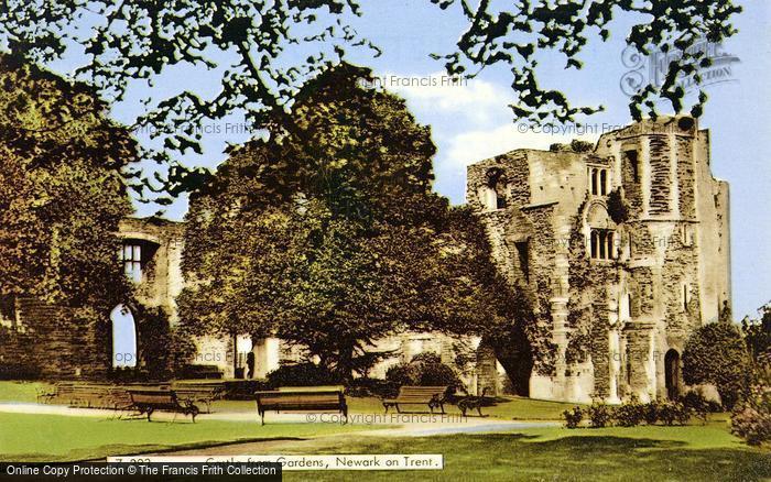Photo of Newark On Trent, Castle From Gardens c.1965