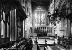 Church, Choir East 1890, Newark-on-Trent