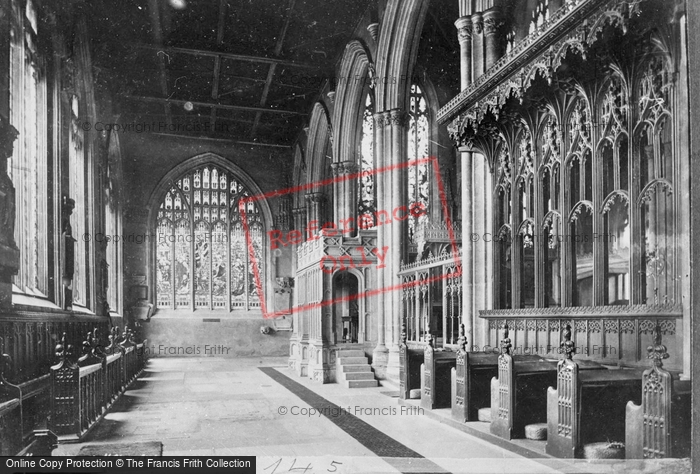 Photo of Newark On Trent, Church, North Choir Aisle 1890