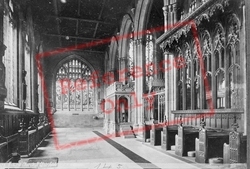 Church, North Choir Aisle 1890, Newark-on-Trent