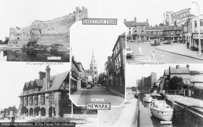 Photo of Newark On Trent, Composite c.1955