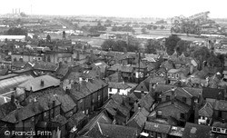 From St Mary's Church Tower c.1965, Newark-on-Trent