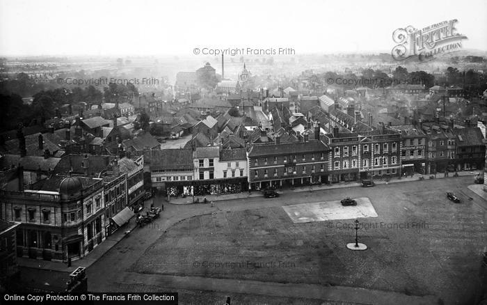 Photo of Newark On Trent, From The Church Tower 1923