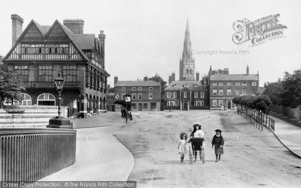 Photo of Newark On Trent, From Trent Bridge 1909