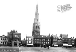 Market Place And Church 1904, Newark-on-Trent