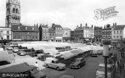 Market Place And Church c.1965, Newark-on-Trent