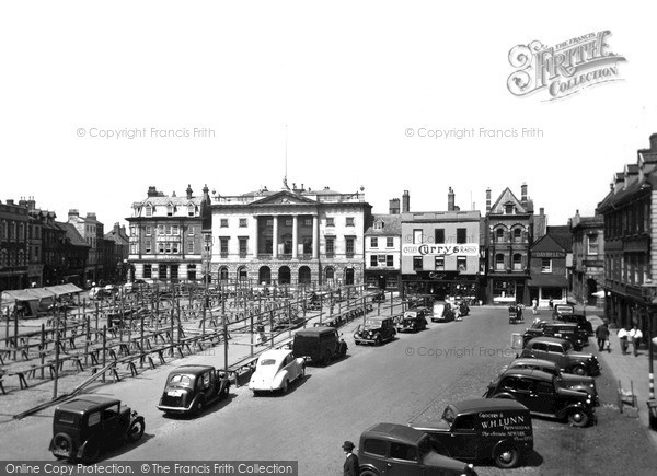Photo of Newark On Trent, Market Place c.1955