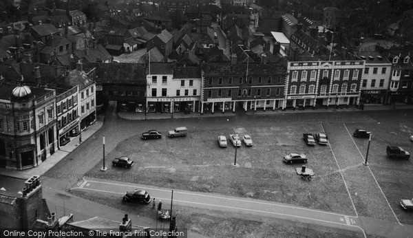 Photo of Newark On Trent, Market Place c.1965