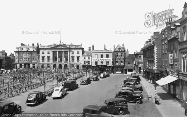 Photo of Newark On Trent, Market Square c.1955
