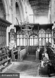 Parish Church, Choir c.1875, Newark-on-Trent