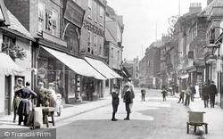 Shops In Stodman Street 1906, Newark-on-Trent