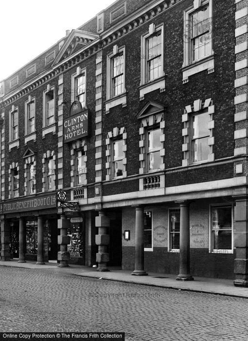 Photo of Newark On Trent, The Clinton Arms Hotel, Market Place 1923