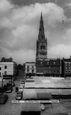 The Market Place And Church c.1965, Newark-on-Trent