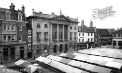 The Town Hall And Market Place c.1965, Newark-on-Trent