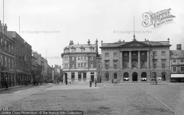 Photo of Newark On Trent, Town Hall And Market Place 1904