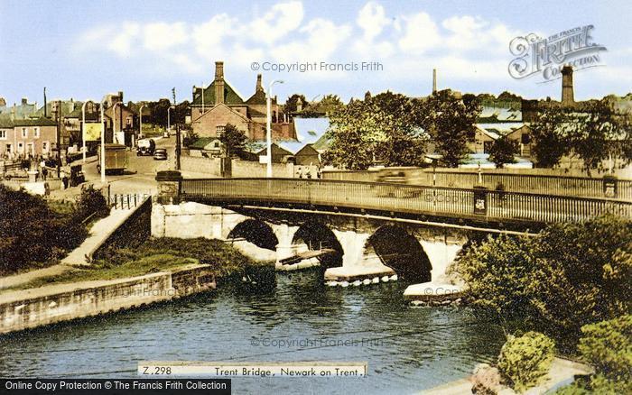 Photo of Newark On Trent, Trent Bridge c.1965