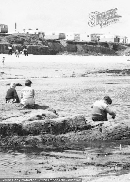 Photo of Newbiggin By The Sea, Boys On The Beach c.1960