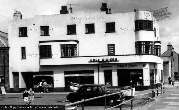 Photo of Newbiggin By The Sea, Cafe Riviera c.1960