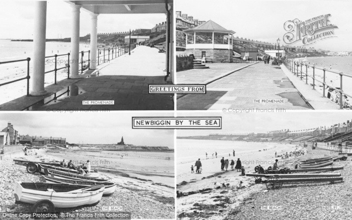 Photo of Newbiggin By The Sea, Composite c.1965