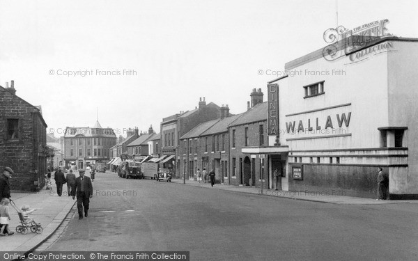 Photo of Newbiggin-by-the-Sea, Front Street c1955