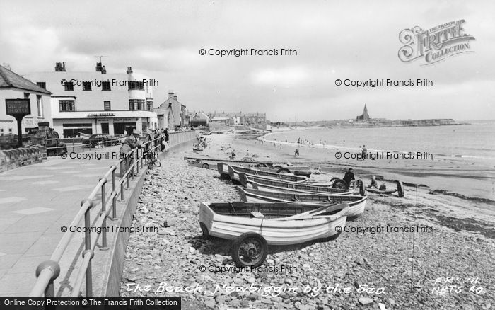 Photo of Newbiggin By The Sea, The Beach c.1960