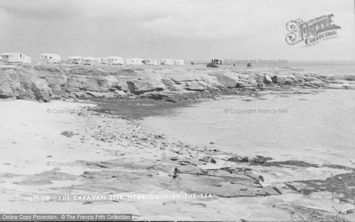 Photo of Newbiggin By The Sea, The Caravan Site c.1955