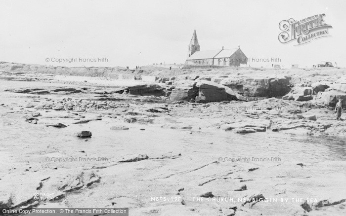 Photo of Newbiggin By The Sea, The Church c.1955