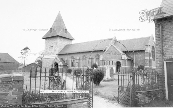 Photo of Newbold Verdon, St James Church c.1960