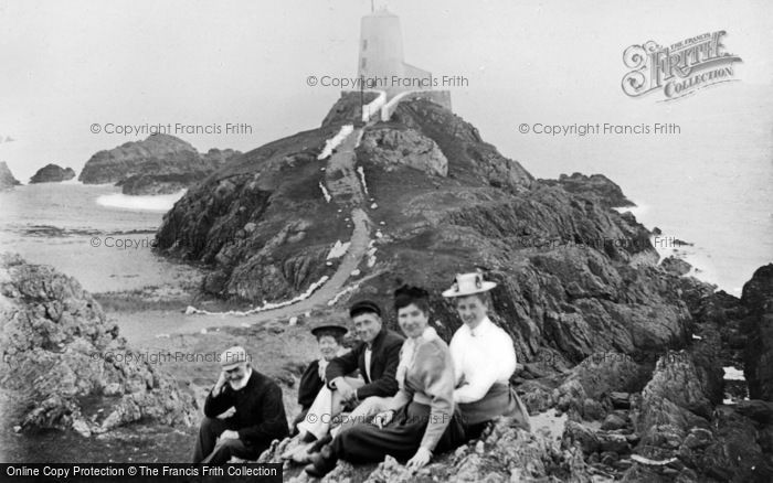 Photo of Newborough, Llanddwyn Island, The Lighthouse c.1900