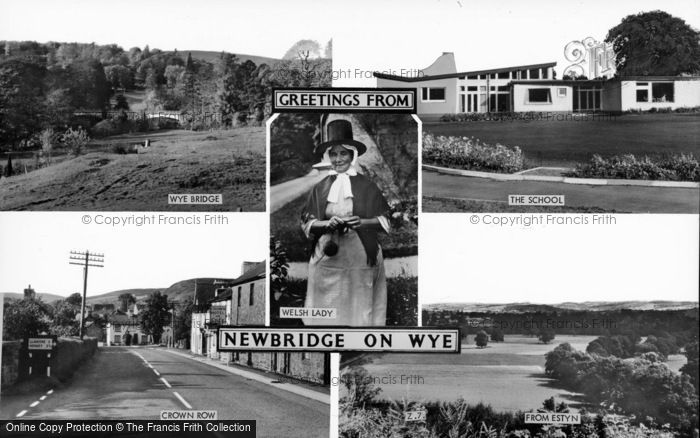 Photo of Newbridge On Wye, Composite c.1960