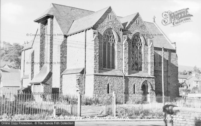 Photo of Newbridge, St Paul's Church c.1955