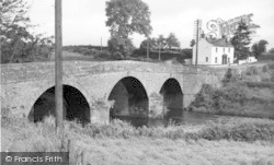 The Bridge Over The River Cairn c.1955, Newbridge