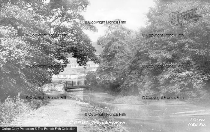 Photo of Newbridge, The Canal c.1960
