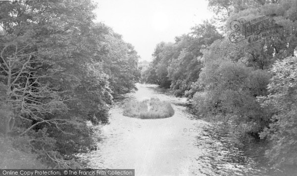 Photo of Newbridge, The Island In The River Cairn c.1955