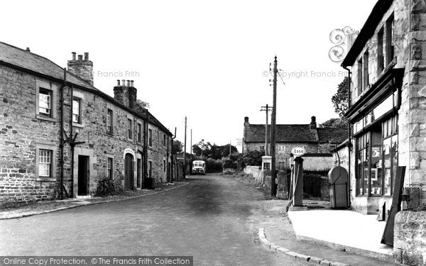 Photo of Newbrough, The Stores c.1955