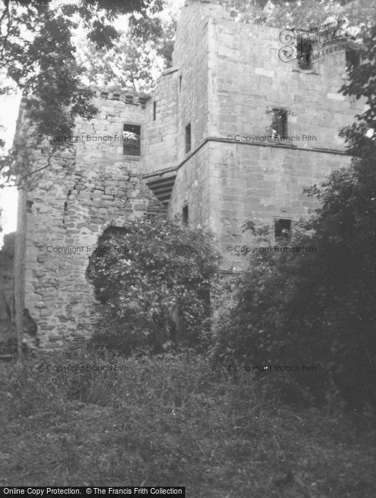 Photo of Newburgh, Balmbreich Castle, Angle Of Stair And Chapel 1953