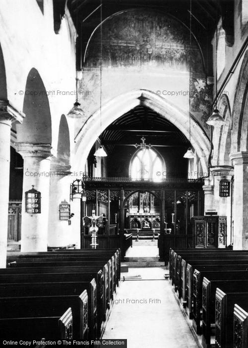 Photo of Newburn, Church Interior c.1955