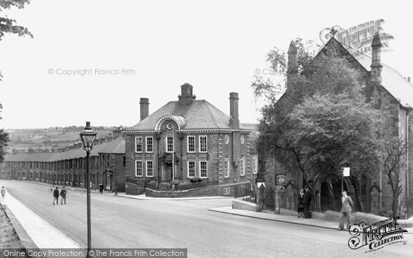 Photo of Newburn, Methodist Church And Council Offices c.1955