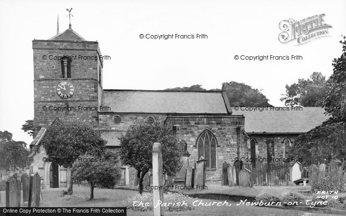Photo of Newburn, Parish Church c.1955