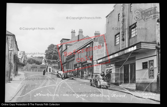 Photo of Newburn, Station Road c.1955