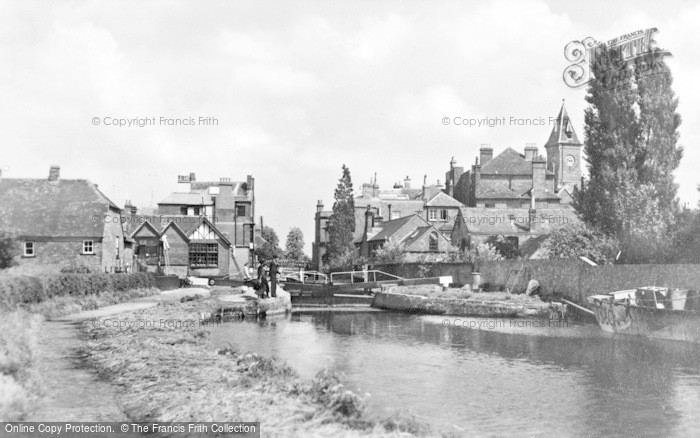 Photo of Newbury, Lock On The River Kennet c.1930