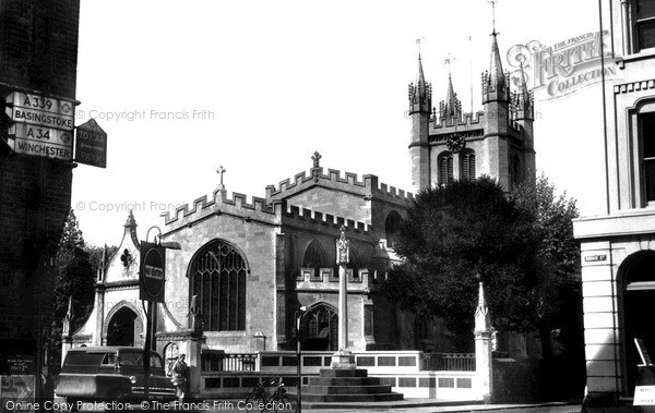 Photo of Newbury, St Nicolas' Church 1956