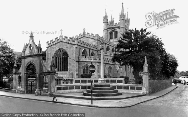 Photo of Newbury, St Nicolas' Church c.1955